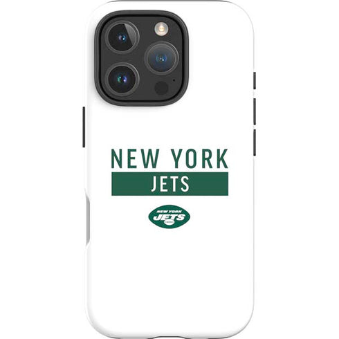 NFL New York Jets White Performance Series iPhone 16 Pro Impact Case